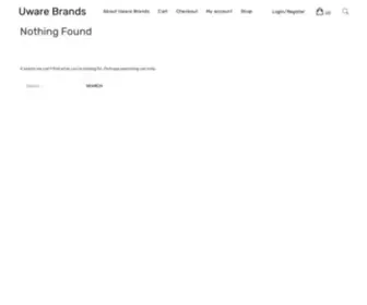 Uwarebrands.com(Uware Brands) Screenshot