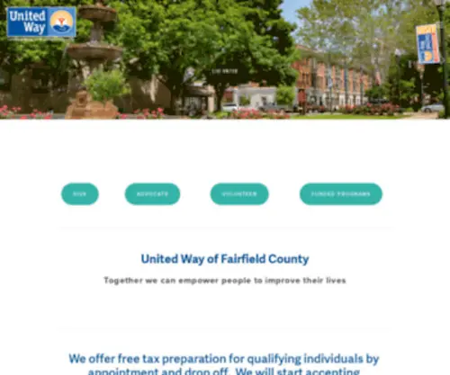 Uwayfairfieldco.org(United Way of Fairfield County) Screenshot