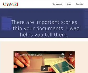 Uwazi.io(Manage your data with Uwazi and find what matters) Screenshot