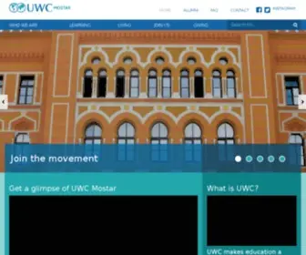 Uwcmostar.ba(UWC Mostar) Screenshot