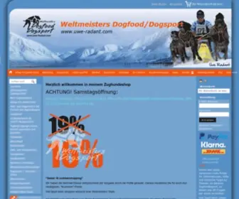Uwe-Radant.com(Zughundesport) Screenshot