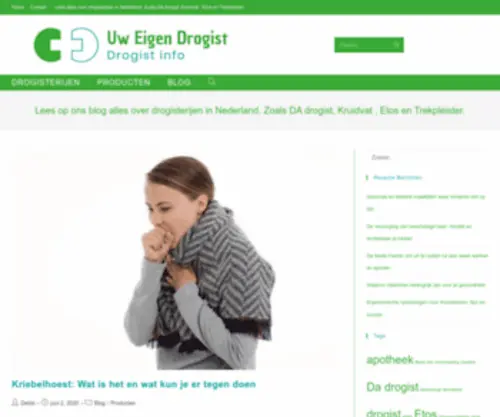 Uweigendrogist.nl(Bij welke drogist) Screenshot