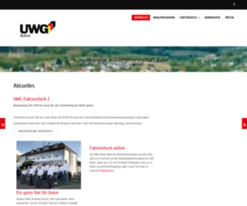 UWG-Balve.de(Uwg) Screenshot