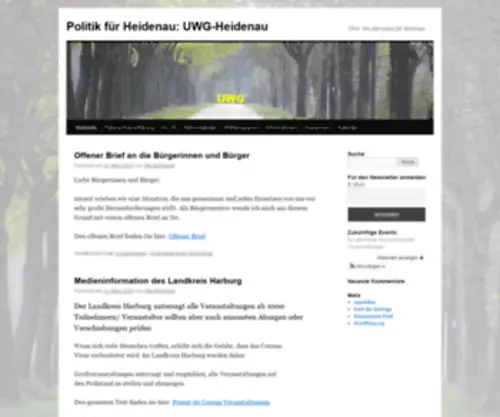 UWG-Heidenau.de(UWG) Screenshot