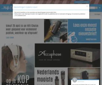 Uwhifichoice.nl(Uw Hifi Choice) Screenshot