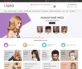 Uwig.co.uk(Cheap Wigs UK) Screenshot