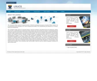 UWJCS.org.pk(UW Journal of Computer Science) Screenshot