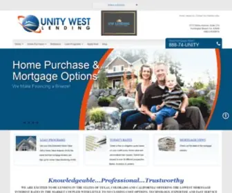 Uwlending.com(Mortgage Broker and Direct Lender offering home loans and refinance options to borrowers and homeowners in California) Screenshot