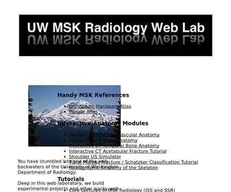 UWMSK.org(UW MSK Radiology Web Lab) Screenshot