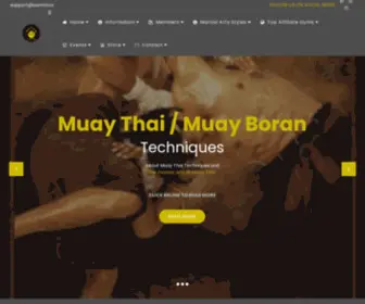 Uwmta.org(United World Muay Thai Association) Screenshot