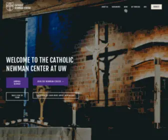 Uwnewman.org(We are a Catholic ministry whose primary mission) Screenshot