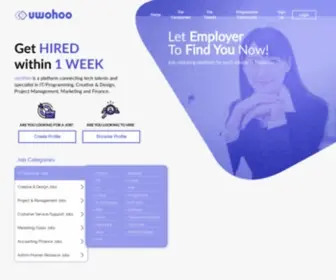 Uwohoo.com(IT & Tech Startup Job) Screenshot