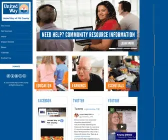 UWPCNC.org(United Way of Pitt County) Screenshot