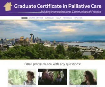 UWPCTC.org(Building Interprofessional Communities of Practice) Screenshot