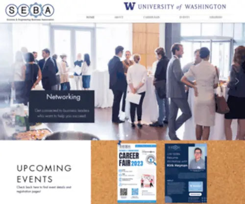 Uwseba.com(Science & Engineering Business Association) Screenshot