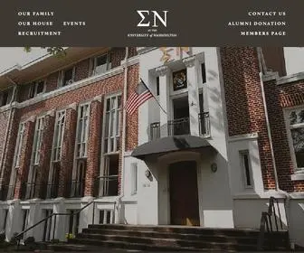 Uwsigmanu.com(Sigma Nu at the University of Washington) Screenshot