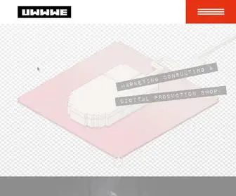 UWWWe.com(Marketing Consulting & Digital Production Shop) Screenshot