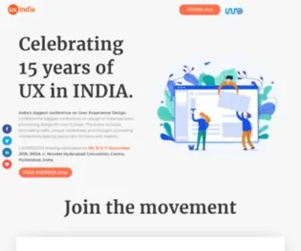 UX-India.org(UX INDIA has been pioneering UX/UI design in India for over 15 years. UXINDIA) Screenshot