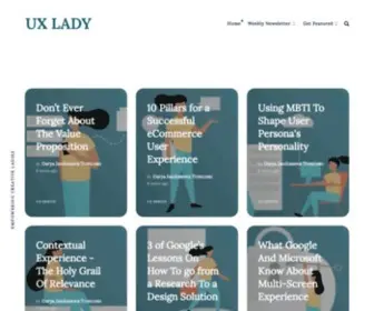 UX-Lady.com(UX Lady) Screenshot