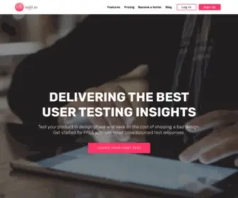 Uxaudit.io(User testing with) Screenshot