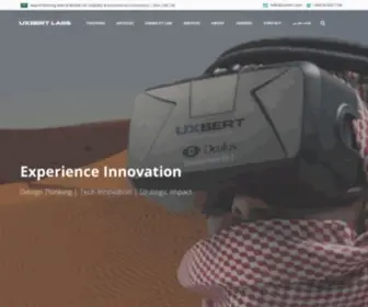 Uxbert.com(Web & Mobile UX Agency in Riyadh & Dubai) Screenshot