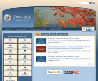 Uxbridge-MA.gov(Uxbridge, MA) Screenshot