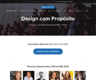 Uxconf.com.br(UXConf BR: Conferência brasileira de UX) Screenshot