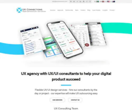 Uxconnections.com(UX Design Agency) Screenshot