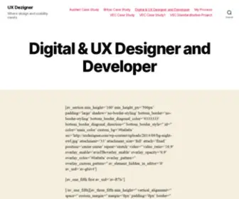 Uxdezigner.com(Website Design Melbourne) Screenshot