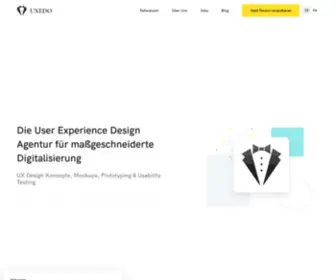 Uxedo.de(UX Design für Software & Apps) Screenshot