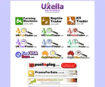 Uxella.co.uk(Web 2.0 developers) Screenshot