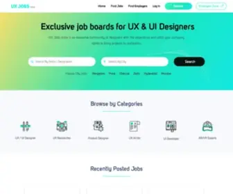 Uxjobsindia.com(UX Jobs India) Screenshot