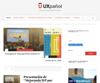 Uxpanol.com(UXpañol) Screenshot