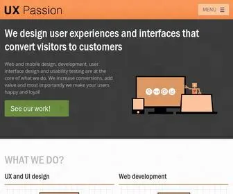 Uxpassion.com(UX Passion) Screenshot