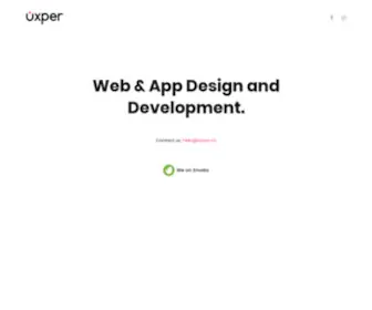 Uxper.co(Uxper Official Site) Screenshot