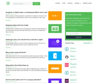 Uxpickle.com(UX Design Strategies) Screenshot