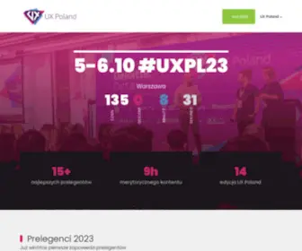 Uxpoland.com(UX Poland) Screenshot