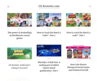 Uxreviewer.com(Uxreviewer) Screenshot