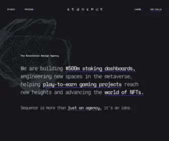 Uxsequence.io(Web3 & Crypto Design) Screenshot