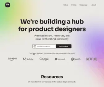 Uxtools.co(Resources for the modern day UX designer) Screenshot