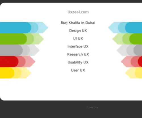 Uxzeal.com(Showcase of Quality Designs) Screenshot