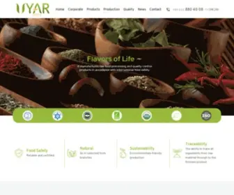 Uyarspice.com(Uyar Spice) Screenshot