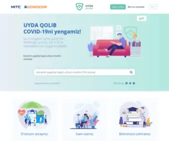UydaqOling.uz(Uzinfocom hosting) Screenshot