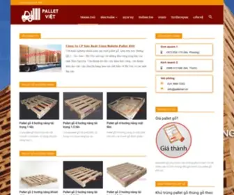 Uyphuong.com(Công ty sản xuất pallet gỗ) Screenshot