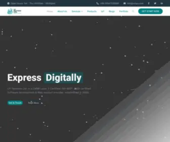 Uysys.com(Express Digitally UY Systems Ltd) Screenshot
