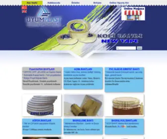 Uyumplast.com(UYUMPLAST Kapak bantları) Screenshot