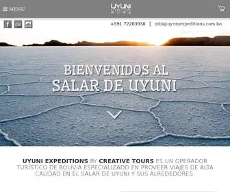 Uyuniexpeditions.com.bo(Bienvenid@ a Uyuni Expeditions) Screenshot