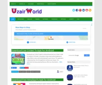 Uzairworld.xyz(A Blog which) Screenshot