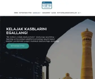 Uzbekcoders.uz(Bir million o‘zbek dasturchilari) Screenshot