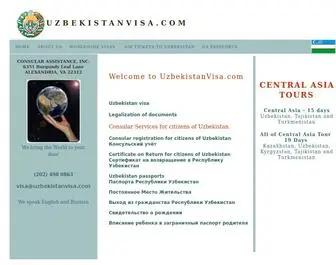 Uzbekistanvisa.com(Uzbekistan Visa) Screenshot